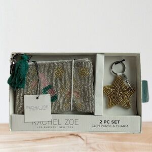 Rachel Zoe Silver and Gold Star Coin Purse Set